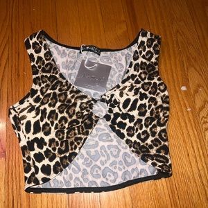 COPY - Leopard Crop Top
